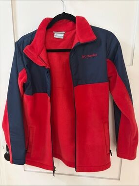Columbia Kids Red and Navy Puffer Jacket